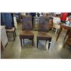 Image 2 : 2 BROWN MICROSUEDE CHAIRS