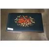 Image 2 : ANTIQUE BENCH WITH CROSS STICH CUSHION