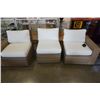 Image 8 : 4 PIECE MODULAR WICKER PATIO SET