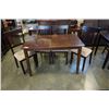 Image 1 : MODERN DINING TABLE WITH 4 CHAIRS