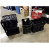 Image 1 : 4 STORVINO NERO WINE STORAGE CONTAINERS - RETAIL $20 EACH