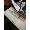 Image 2 : LOT OF HAND PAINTED PORCELIAN DECORATIVE KITCHENITEMS WITH COLLECTOR SPOONS AND PLATE
