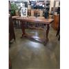 Image 2 : ANTIQUE CARVED SOFA TABLE CREDENZA