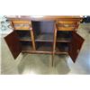 Image 8 : ANIIQUE CARVED SIDEBOARD WITH LARGE ORNATE GALLERY