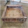 Image 2 : 36" X 36"X 12" CEDAR PLANTER BOX WITH 4 HEAVY DUTY CASTERS