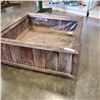 Image 3 : 36" X 36"X 12" CEDAR PLANTER BOX WITH 4 HEAVY DUTY CASTERS