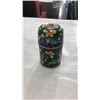Image 8 : WEST GERMAN VASE, ROYAL STAFFORD CUP AND SAUCER, CLOISSONE LIDDED JAR, EASTERN JEWELRY BOX AND CASED