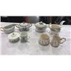 Image 1 : 4 CHINA CREAM AND SUGARS - SADLER, YCTC, FIGGIO NORWAY AND OLD CHELSEA IRONSTONE