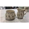Image 2 : 4 CHINA CREAM AND SUGARS - SADLER, YCTC, FIGGIO NORWAY AND OLD CHELSEA IRONSTONE