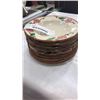 Image 8 : 5 PORTMEIRION PLATES AND 10 CAMELLIA METLOX PLATES