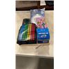 Image 1 : 2 CAMP LIGHTS, SIZE MEDIUM SOUND ACTIVATED LIGHT UP SHIRT AND SOLAR BUTTERFLY