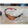 Image 8 : NEW RYDERS R136 RTX GREY AND RED SUNGLASSES WITH INTERCHANGEABLE LENSES AND CASE - RETAIL $59
