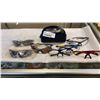 Image 1 : 3 PAIRS OF NEW RYDERS SUNGLASSES - RETAIL $150 AND LOT OF RYDERS SUNGLASS FRAMES