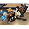 Image 1 : LOT OF ELECTRONICS, WALKIE TALKIE, 50W REVERSE TRANSFORMERS, TRIPOD, POWER BAR, ETC