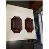 Image 1 : 2 GLASS STORAGE WALL SCONCES