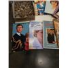 Image 3 : BOX OF ROYALTY BOOKS AND TRAY OF SEMI PRECIOUS STONES