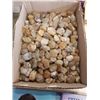 Image 6 : BOX OF ROYALTY BOOKS AND TRAY OF SEMI PRECIOUS STONES