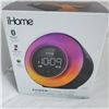 Image 2 : NEW IHOME PPOWER CLOCK GLOW BLUETOOTH SPEAKER AND USB CHARGING