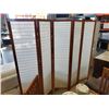 Image 1 : 5 PANEL ROOM DIVIDER 70 INCHES TALL, 16 INCHES PER PANEL - 80 INCHES WIDE TOTAL