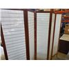 Image 2 : 5 PANEL ROOM DIVIDER 70 INCHES TALL, 16 INCHES PER PANEL - 80 INCHES WIDE TOTAL
