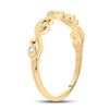 Image 3 : Diamond Band Ring 1/20 Cttw 10kt Yellow Gold