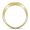 Image 2 : Diamond Single Row Band Ring 1/4 Cttw 10kt Yellow Gold