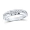 Image 3 : His Hers Princess Diamond Square Matching Wedding Set 3/4 Cttw 10kt White Gold