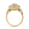 Image 4 : Diamond Bridal Wedding Ring Band Set 1-1/3 Cttw 14kt Yellow Gold