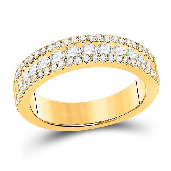 Diamond Band Ring 1 Cttw 14kt Yellow Gold