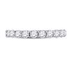 Image 4 : Diamond Timeless Eternity Ring 2 Cttw 14kt White Gold