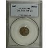 Image 3 : 1662 2PENCE Oak Tree Twopence XF45 PCGS