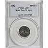 Image 3 : 1652 Pine Tree Sixpence AU55 PCGS