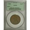 Image 3 : 1766 1/2P Pitt Halfpenny AU50 PCGS