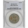 Image 1 : 1766 1/2P Pitt Halfpenny, Silvered Fine 15 PCGS