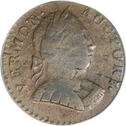 1788 COPPER Vermont Copper, Bust Right AU50