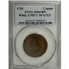 Image 3 : 1783 1C Washington Unity States Cent MS61 Brown