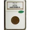Image 1 : 1853 1/2 C MS65 Brown NGC. CAC