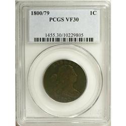 1800/79 1C VF30 PCGS