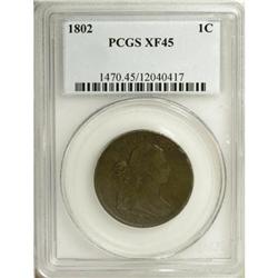 1802 1C XF45 PCGS