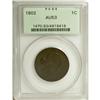 Image 1 : 1802 1C No Stems AU53 PCGS