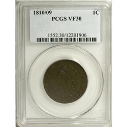 1810/09 1C VF30 PCGS