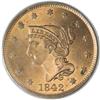 Image 1 : 1842 1C Large Date MS64 Red PCGS