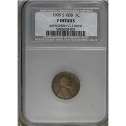 1909-S VDB 1C--Improperly Cleaned--NCS. Fine