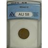 Image 1 : 1914-D 1C AU58 ANACS