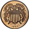 Image 1 : 1864 2C Large Motto PR65 Red PCGS