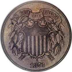1873 2C Open 3 PR58 NGC