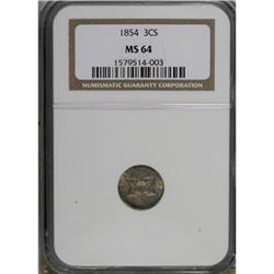 1854 3CS MS64 NGC