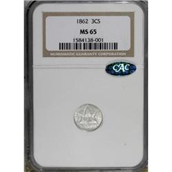 1862 3CS MS65 NGC