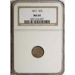 1871 3CS MS64 NGC