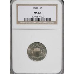 1882 5C MS66 NGC